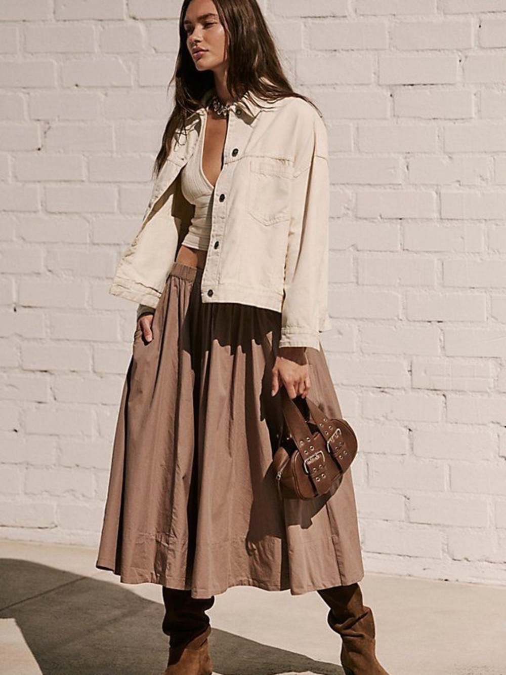Free People Maxi Skirt , size XL